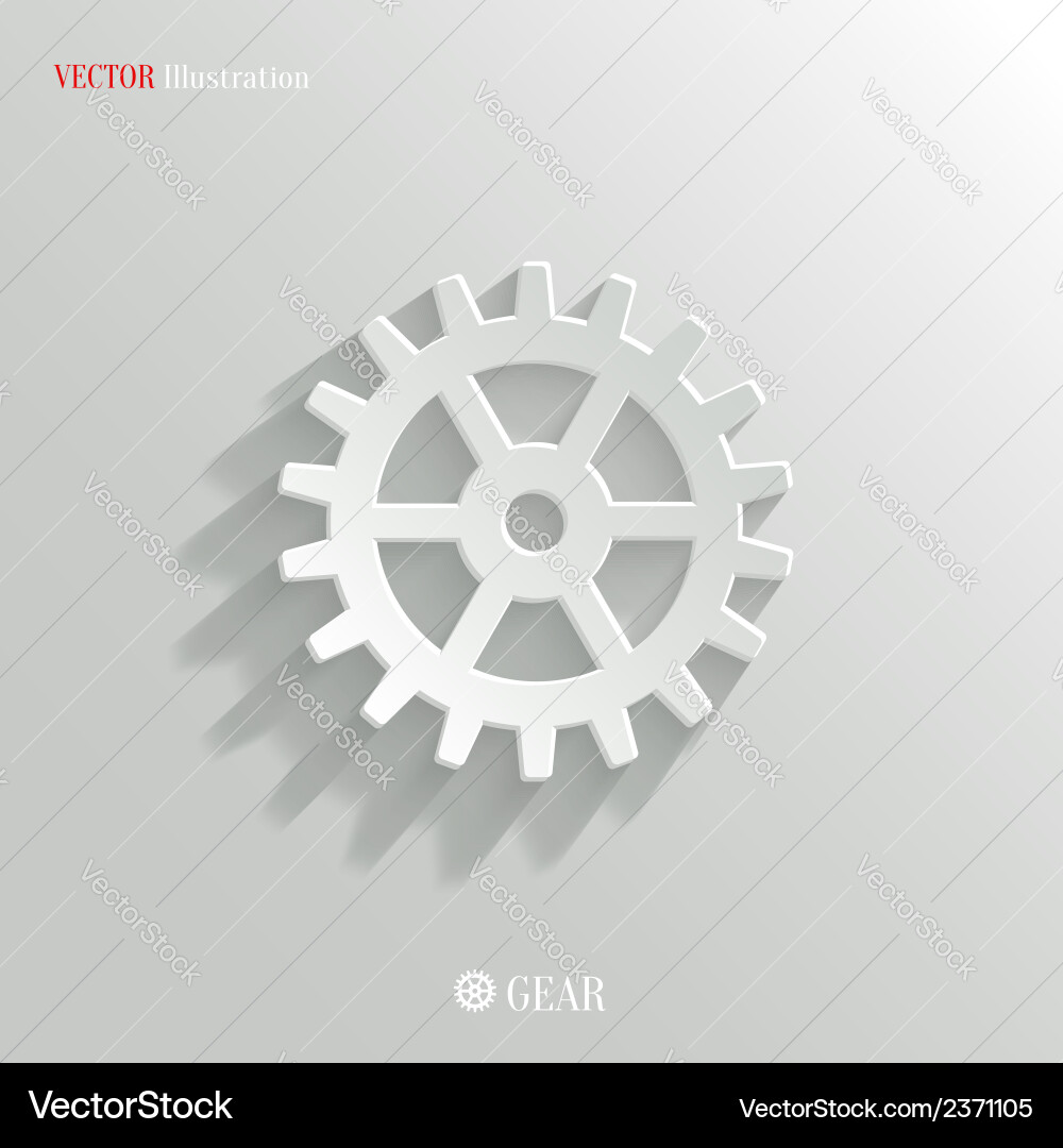 Gear Icon - Web Element Vector Image