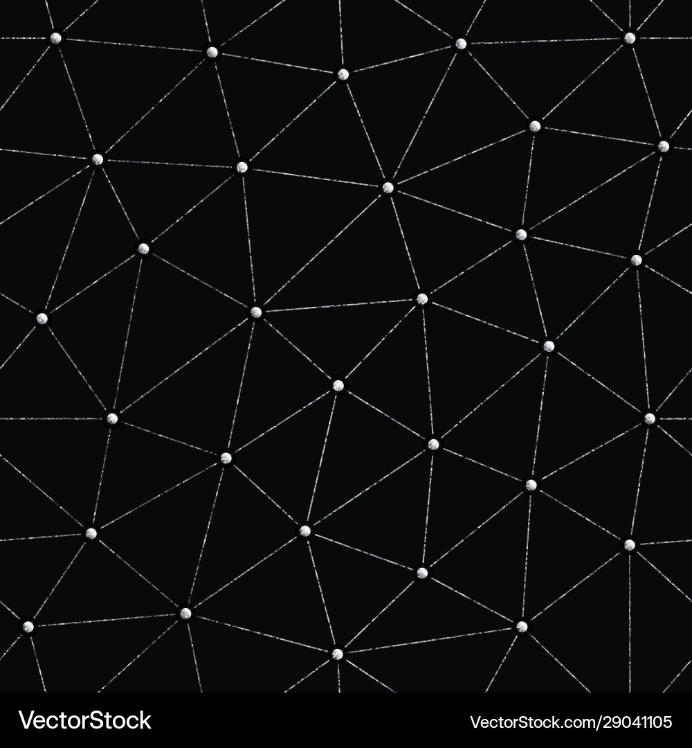 Geometric Low Polygon Triangle Pattern vector image