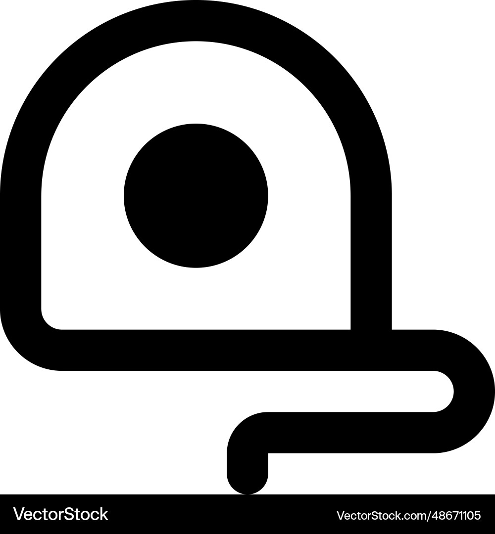 Measure with a ruler or flexible tape Vector Image