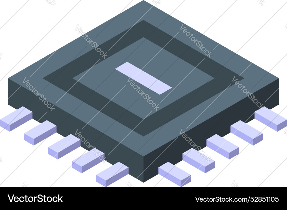 Microchip zeigt Rechenleistung modern Microchip zeigt Rechenleistung modern vektorbild