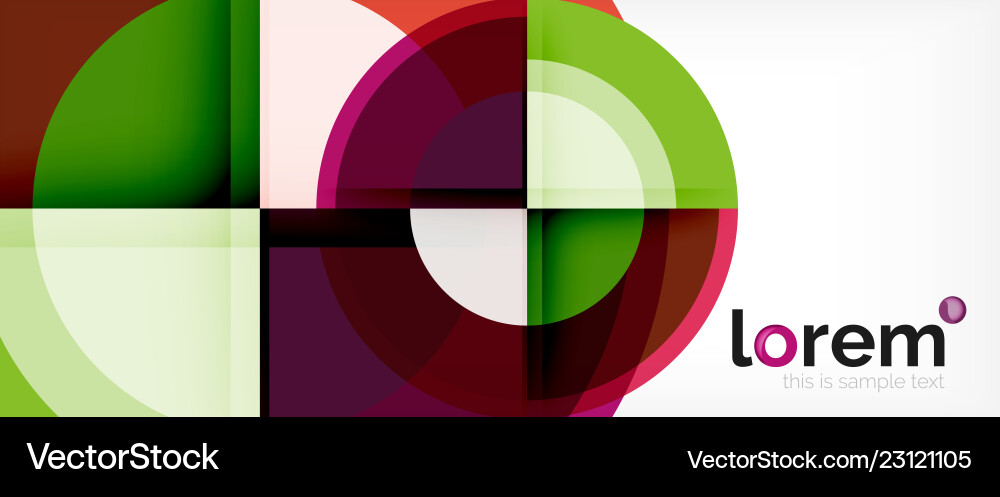 Multicolored round shapes abstract background Multicolored round shapes abstract background Vector Image