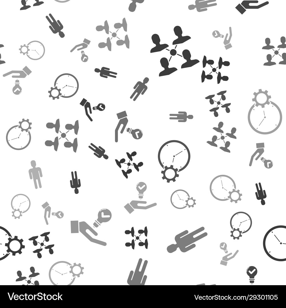 Set project team base user man in business Set project team base user man in business vector image