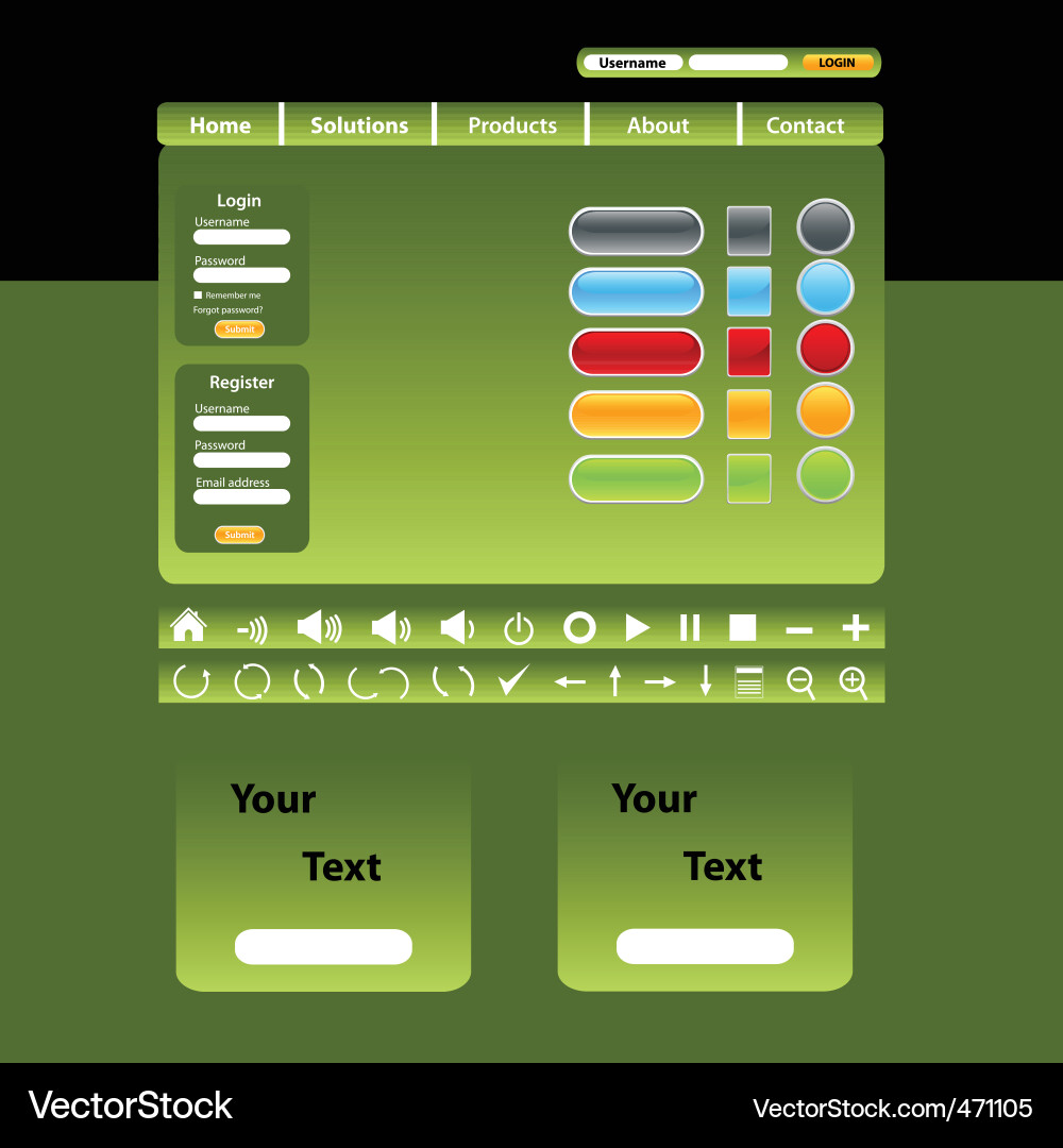 Website Development vector image
