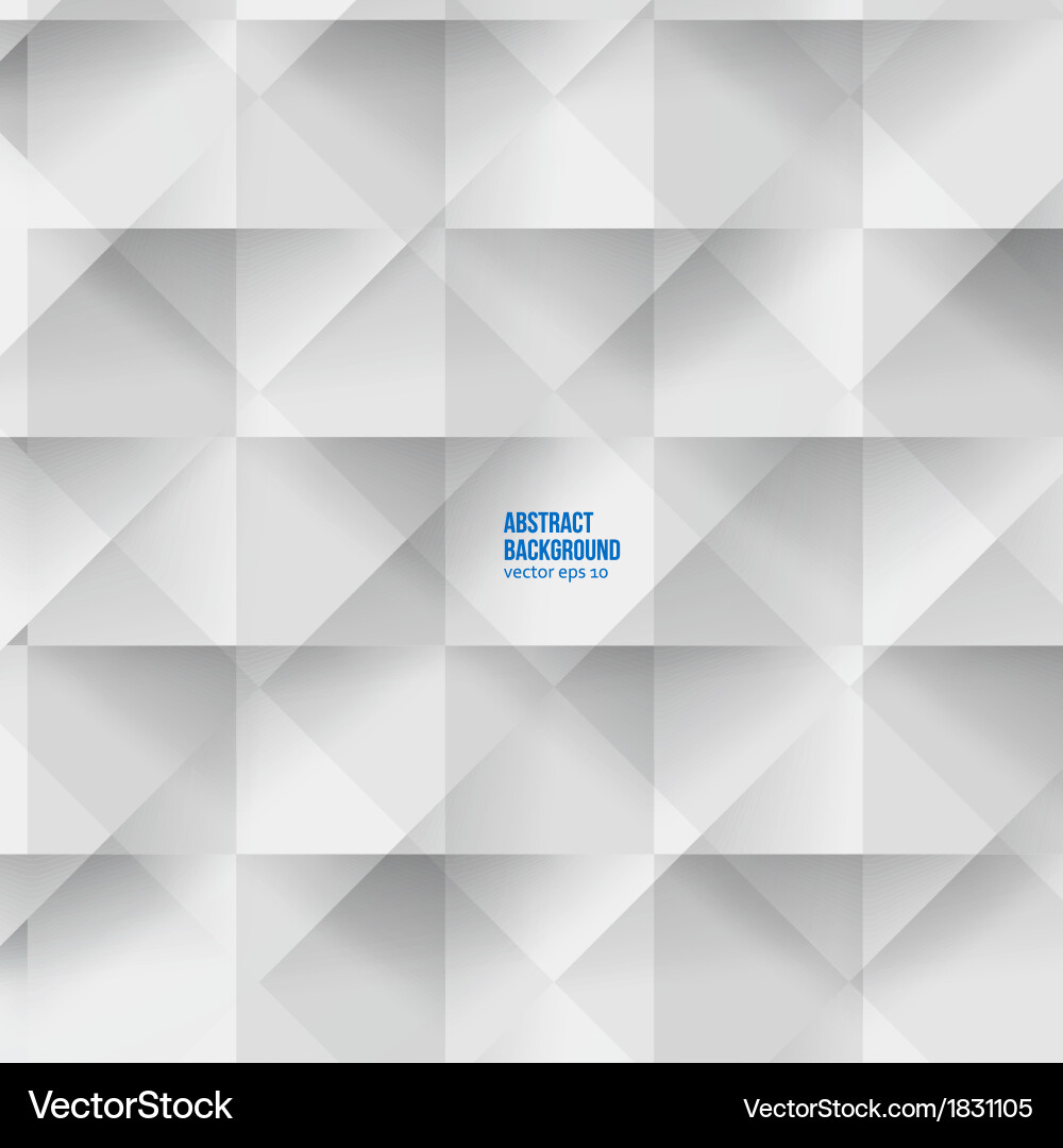 White squares abstract background Vector Image