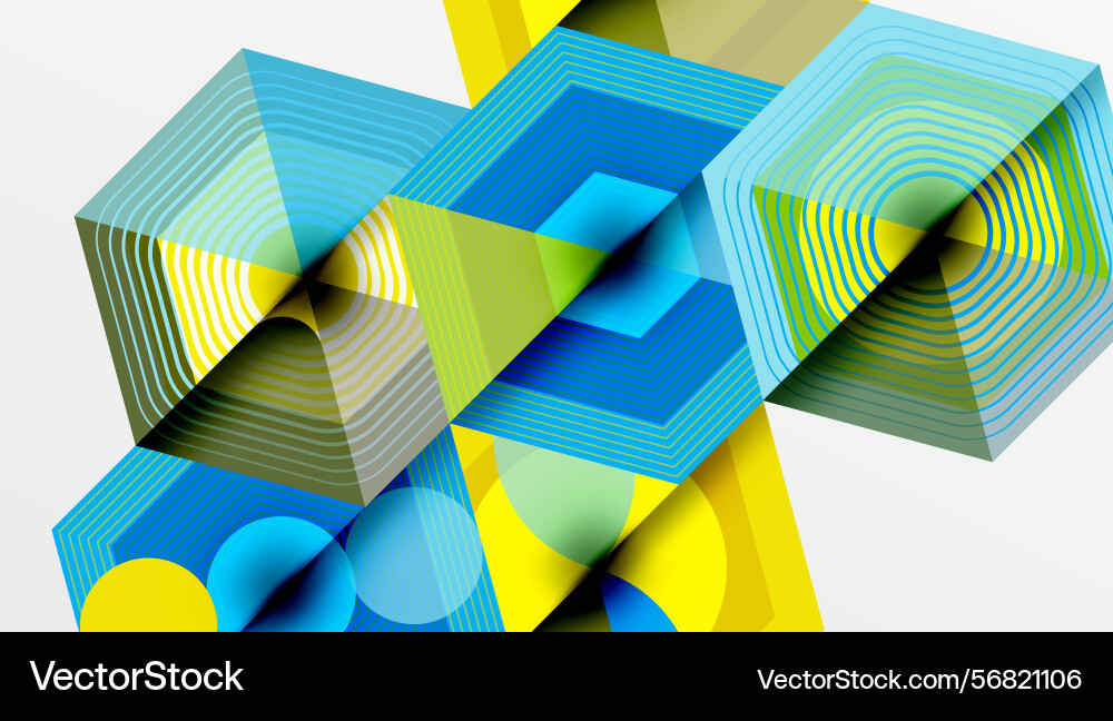 Abstract geometric composition lines create Abstract geometric composition lines create vector image