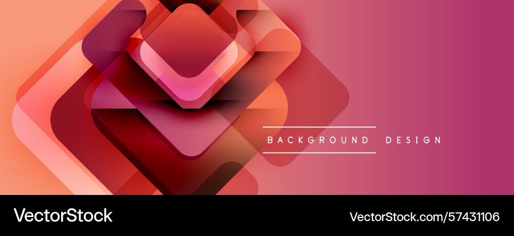Abstract geometric shapes overlap creating Abstract geometric shapes overlap creating vector image