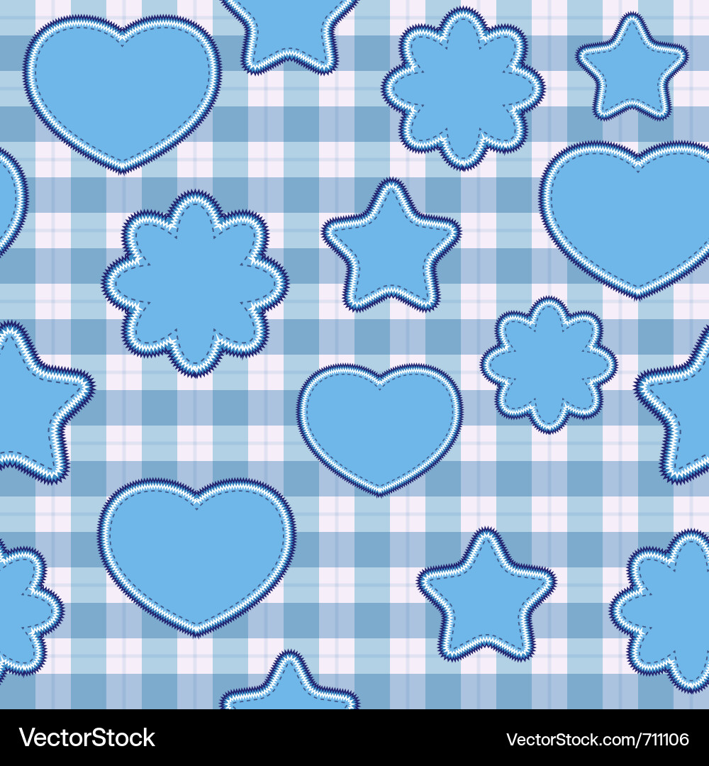 Blue application - seamless pattern Vector Image