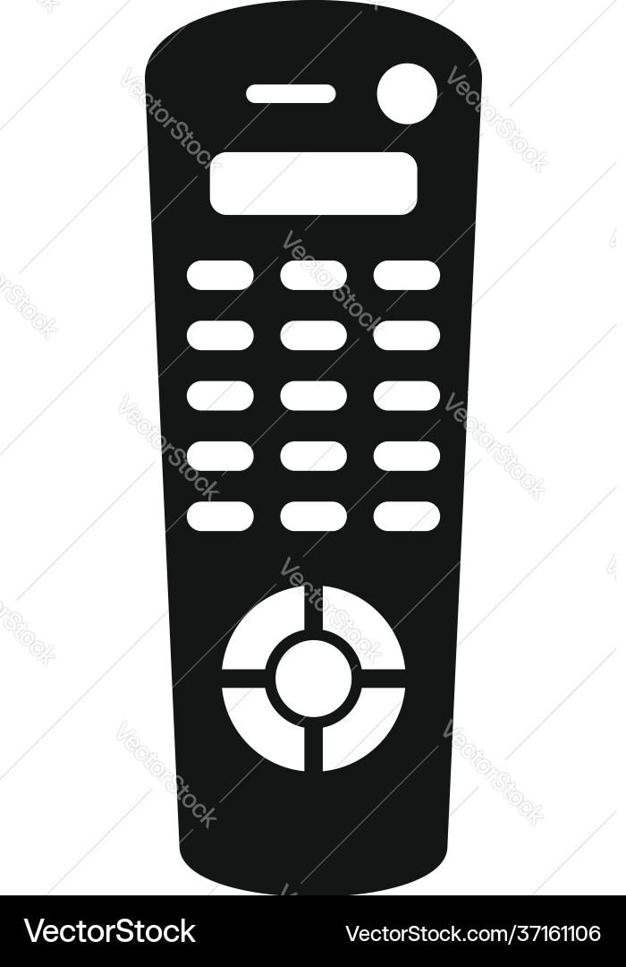 Button remote control icon simple style Button remote control icon simple style vector image