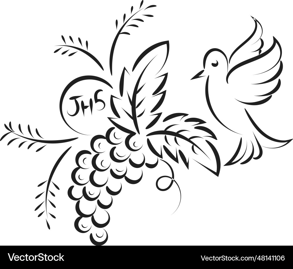Christian symbol design for print Christian symbol design for print vector image