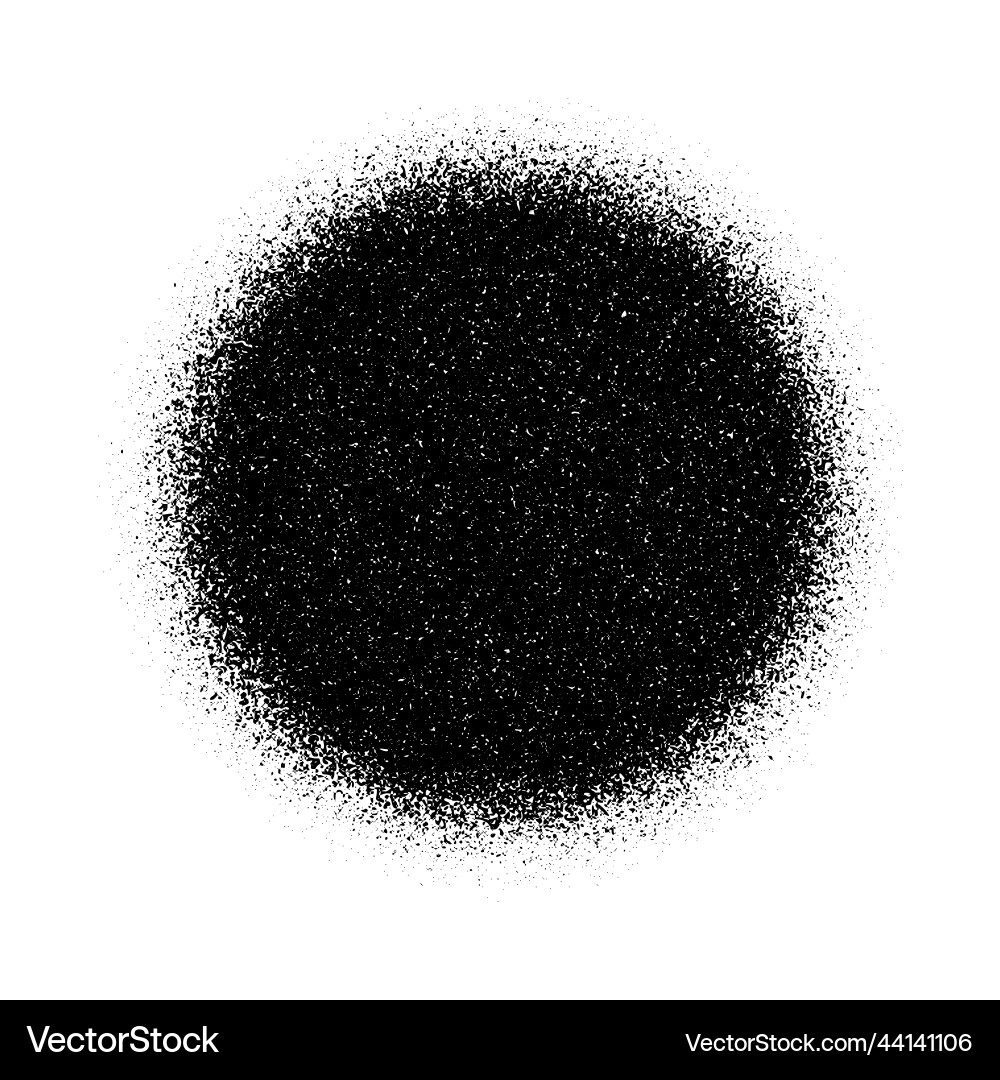 Circle grain texture radial faded noise gradient Circle grain texture radial faded noise gradient vector image