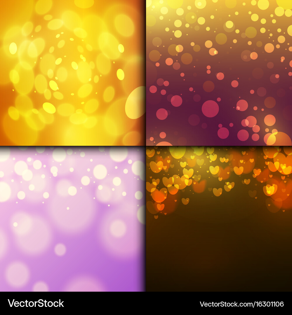 Creative bokeh abstract texture colorful blur vector image