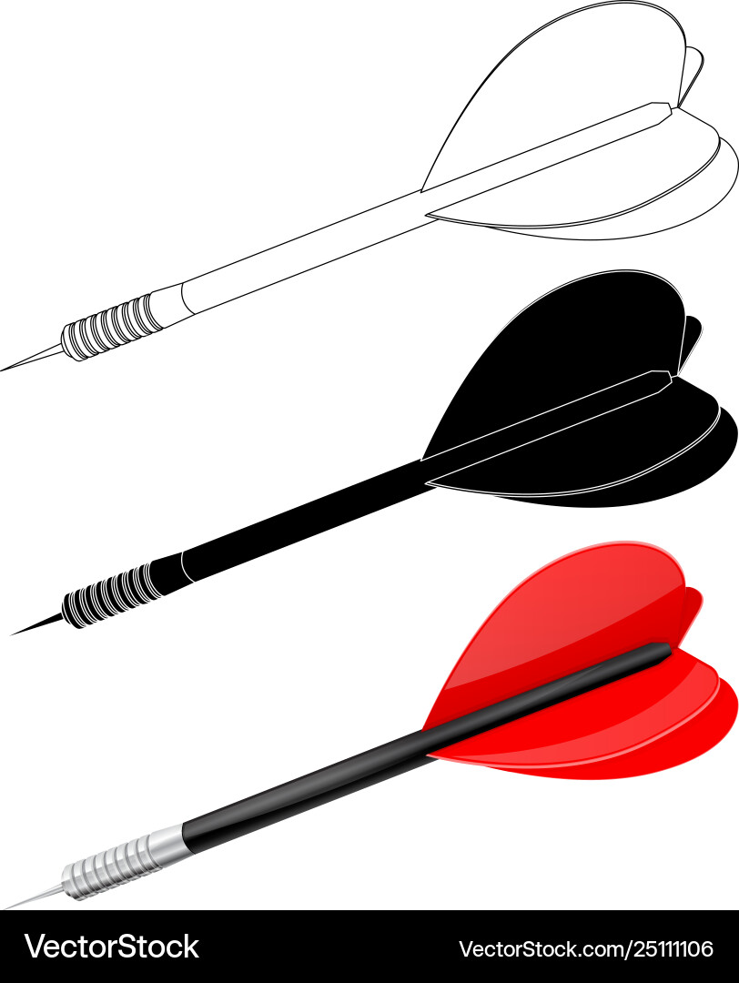 Dart vector image