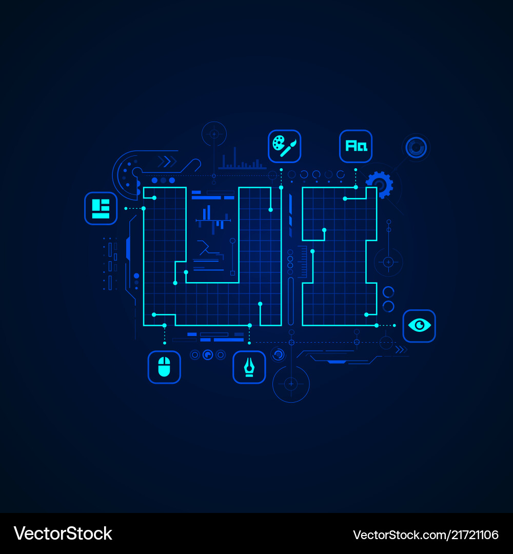 Digital User Interface Concepts Vector Image
