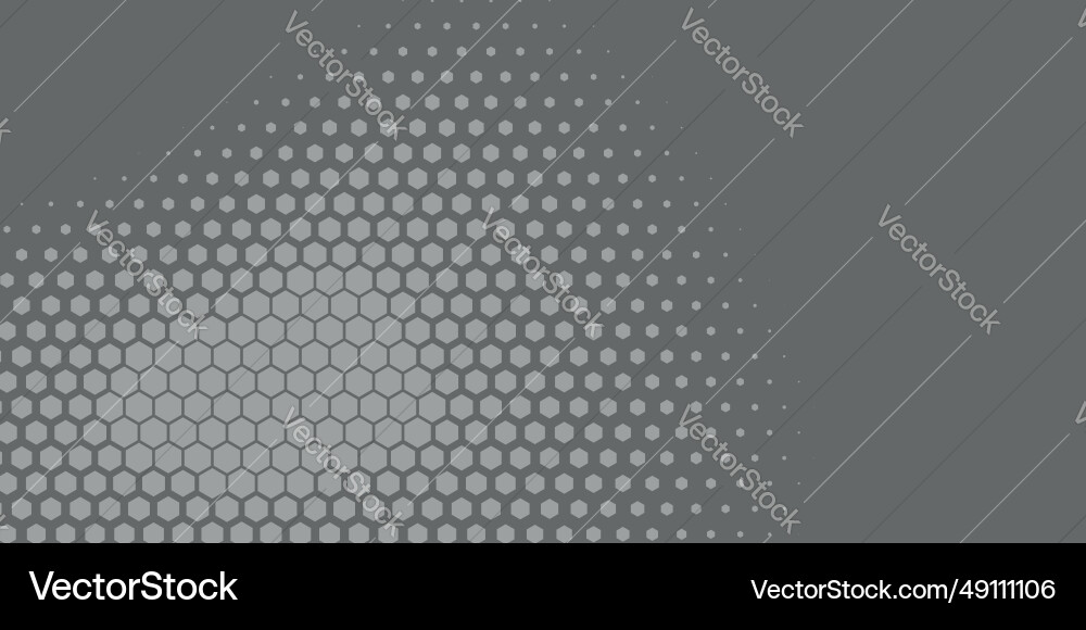 Geometric abstract hexagon two color background Vector Image