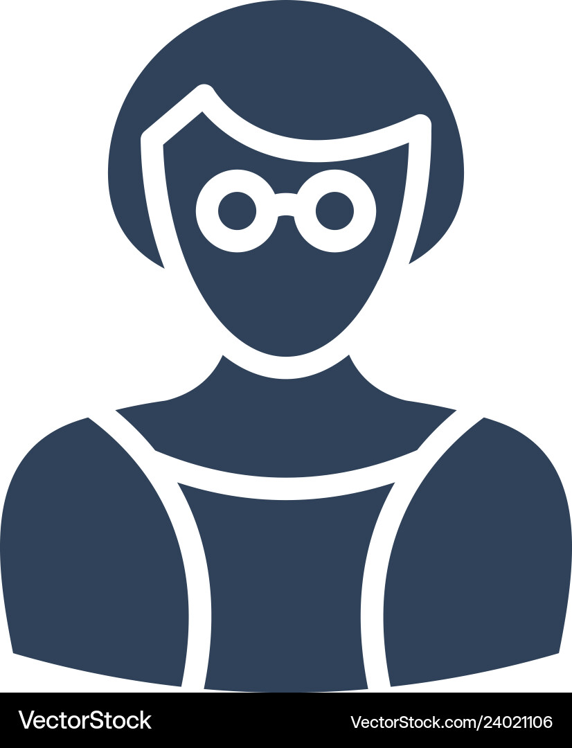 Manager icon which can easily modify or ed vector image