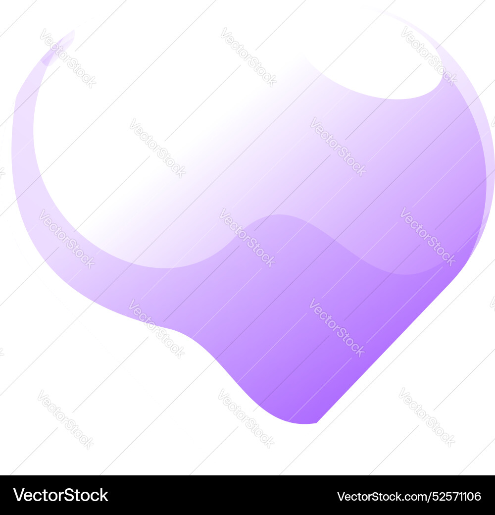 Purple heart shape is creating smooth gradient Purple heart shape is creating smooth gradient Vector Image