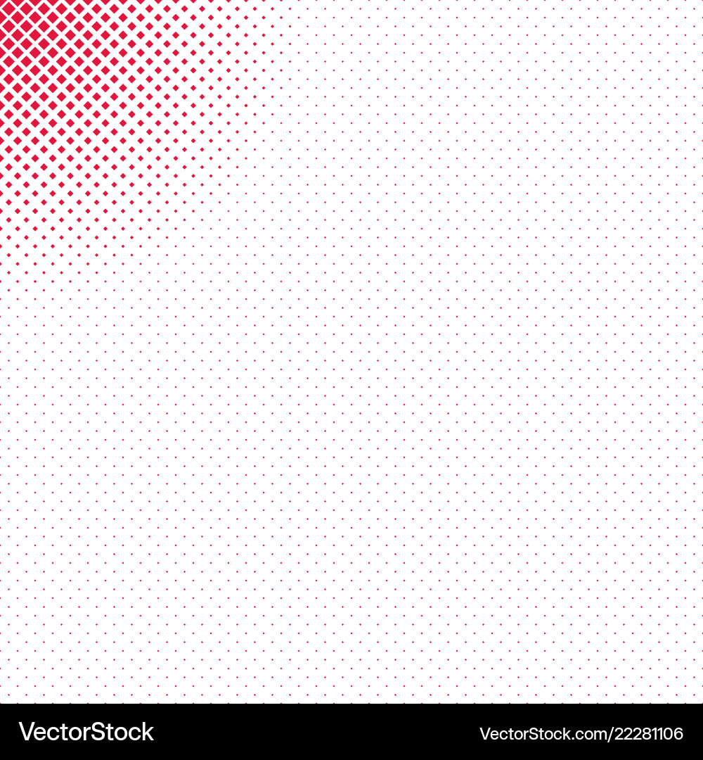 Retro halftone square pattern background design Retro halftone square pattern background design vector image