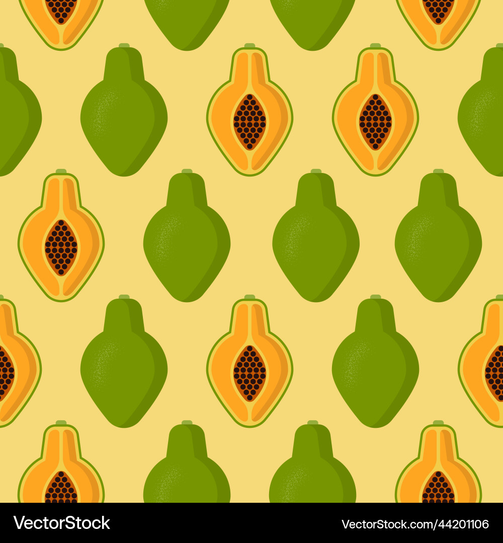 Seamless abstract pattern of whole and sliced vector image