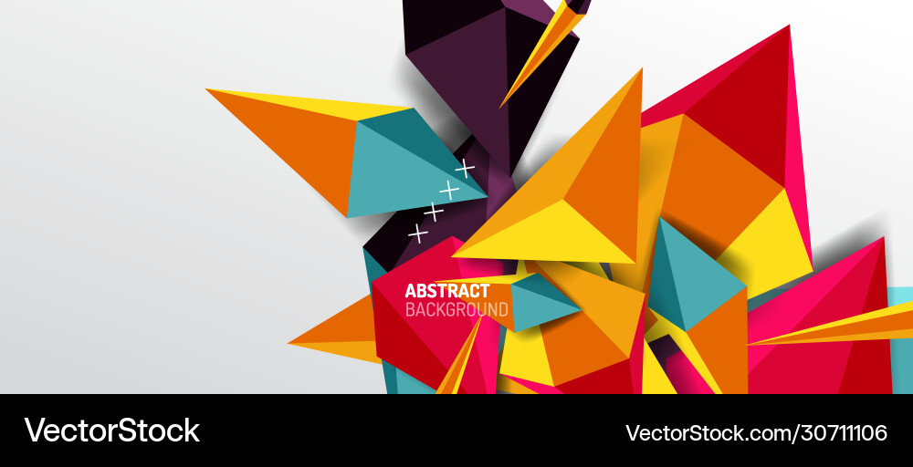 Trendy simple triangle abstract background Trendy simple triangle abstract background vector image