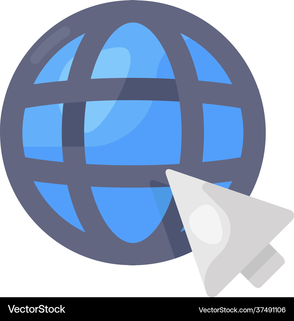 Web browser vector image
