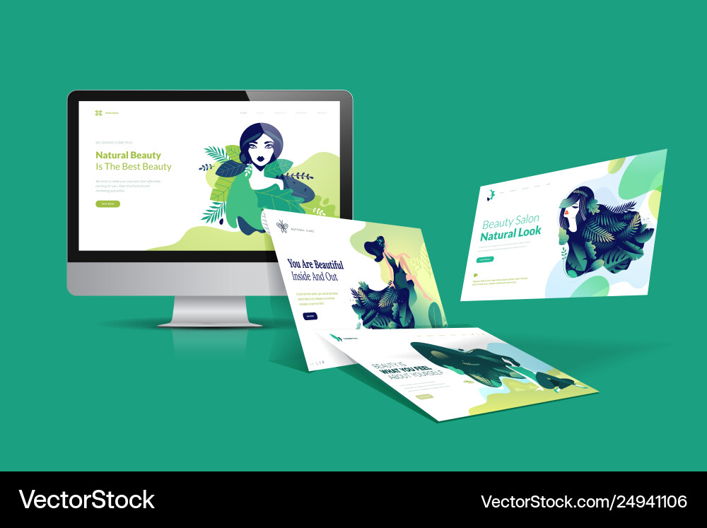 Web design template Web design template vector image