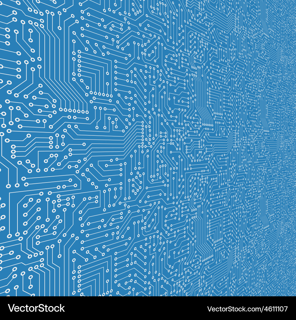Computer Circuit Board Pattern vector image