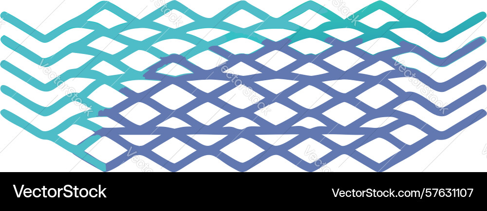 Geometric wave pattern fluid abstract texture vector image