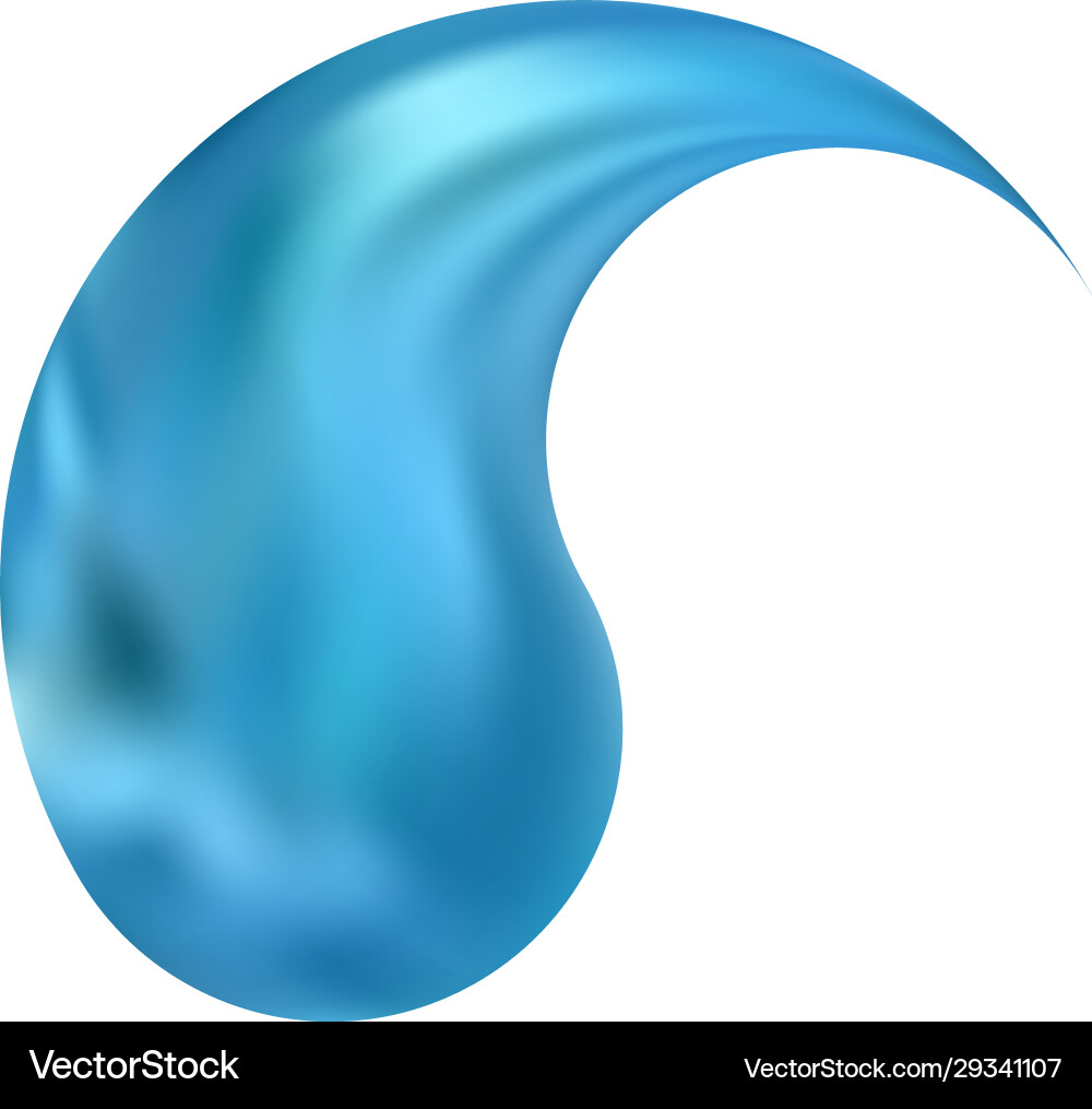 Gradient background in form a shape Vector Image