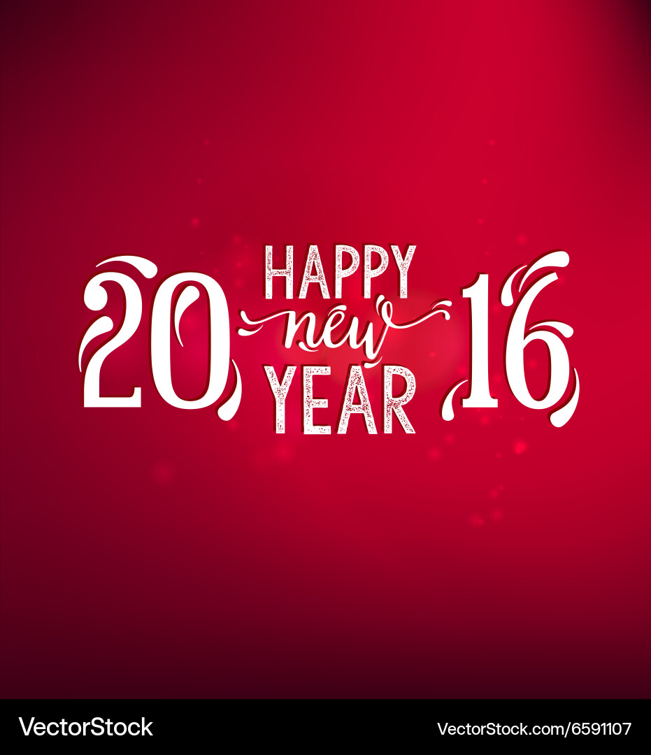 New year greeting card design element Vector Image