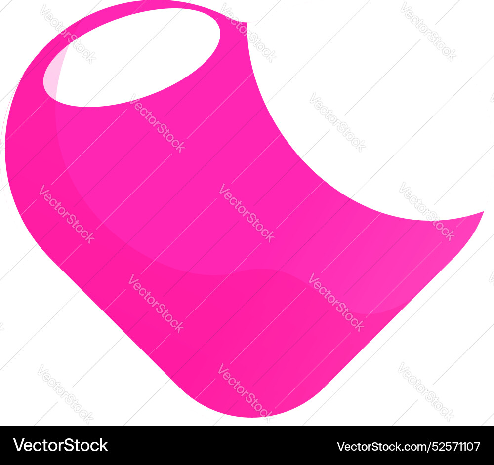 Pink abstract shape forming a dynamic and modern Pink abstract shape forming a dynamic and modern vector image