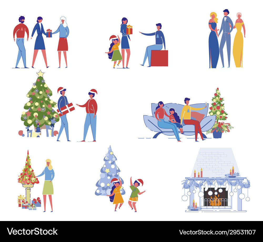 Weihnachten und neues Jahr isoliert auf weiß Weihnachten und neues Jahr isoliert auf weiß vektorbild