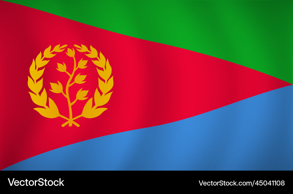 Eritrea flag background Eritrea flag background Vector Image