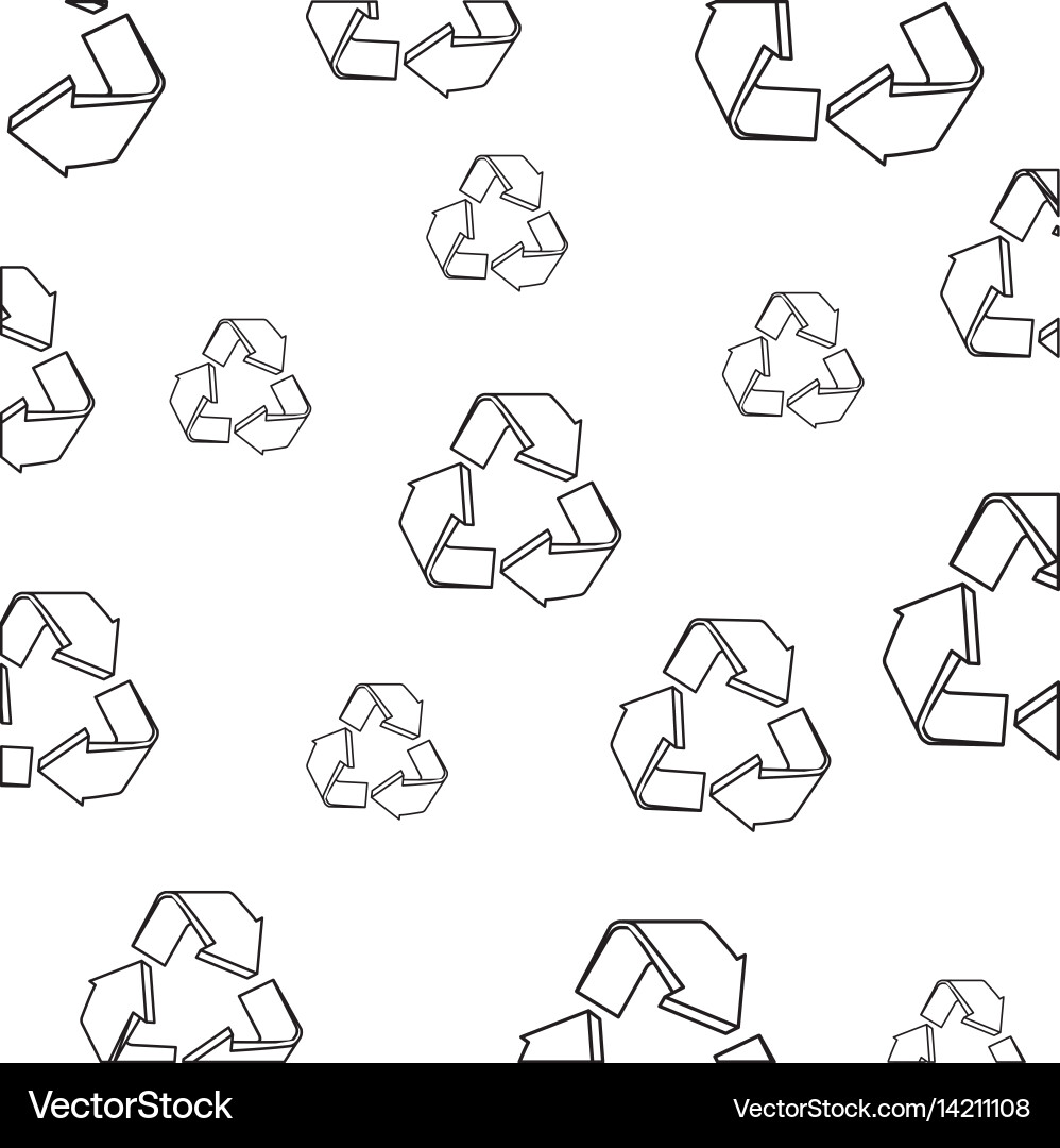 Recycle reduce and reuse Vector Image