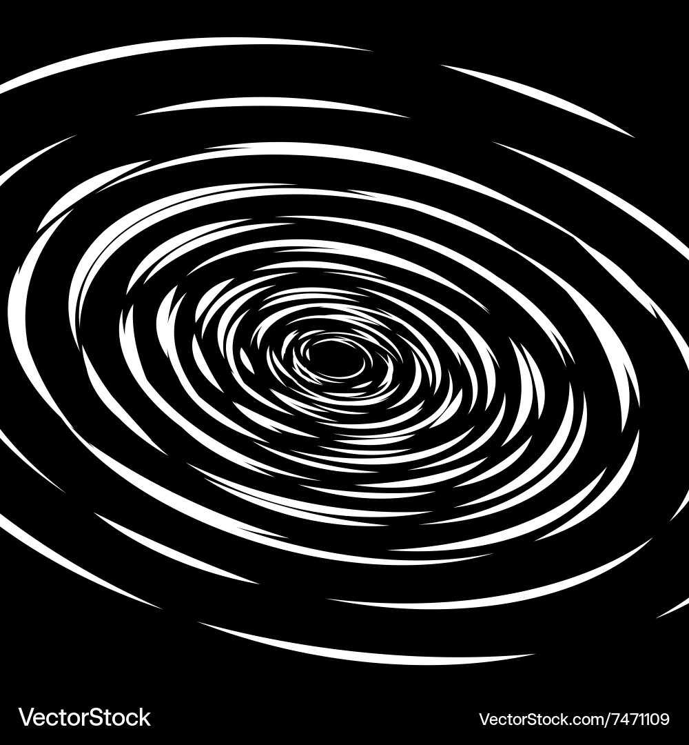 Abstract Vortex Swirl Background Vector Image