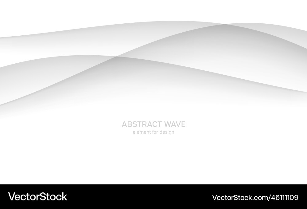 Abstract white background with smooth gray lines Abstract white background with smooth gray lines vector image