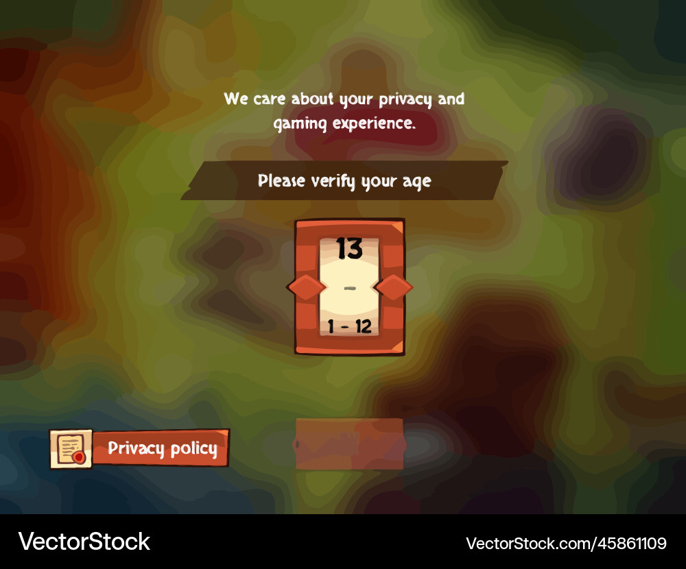 Complete set of level button game ui pop-up icon vector image