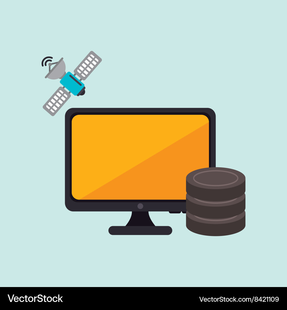 Computer technology design Vector Image