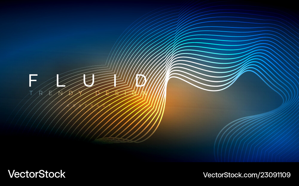 Digital flowing wave particles abstract background Digital flowing wave particles abstract background Vector Image