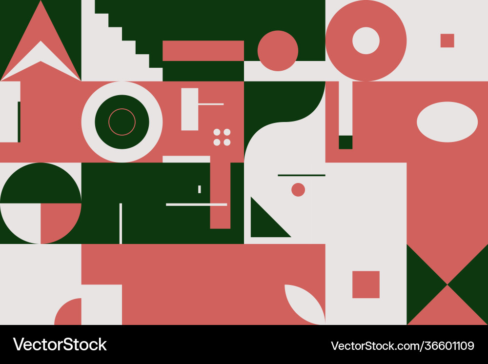 Dynamic Geometric Pattern vector image