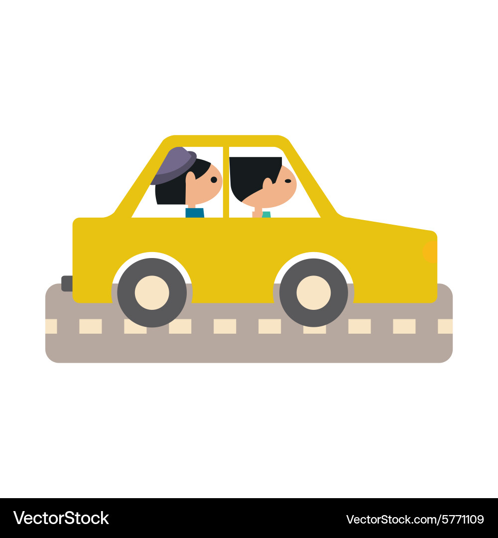 Flat with shadow icon and mobile application vector image
