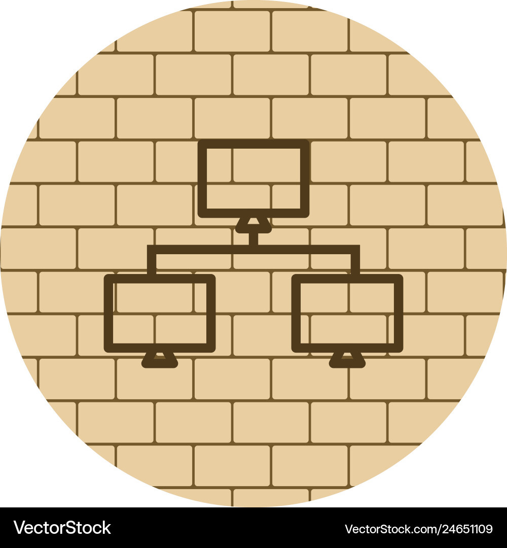 Internet server icon vector image