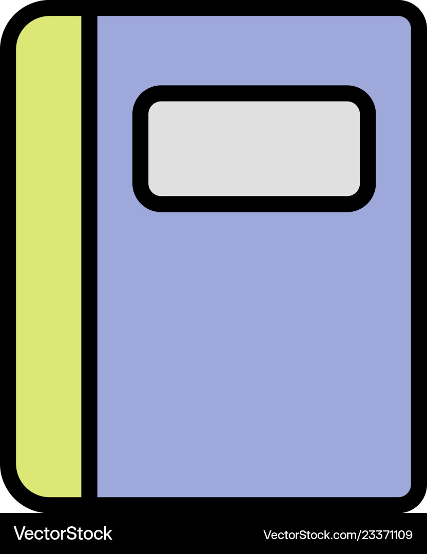 Notebook icon vector image