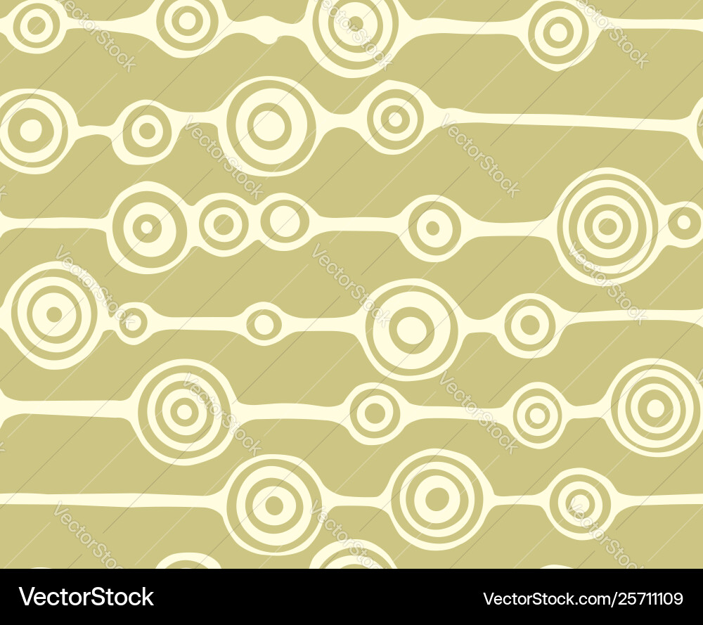 Seamless circles background in lineal group soft vector image