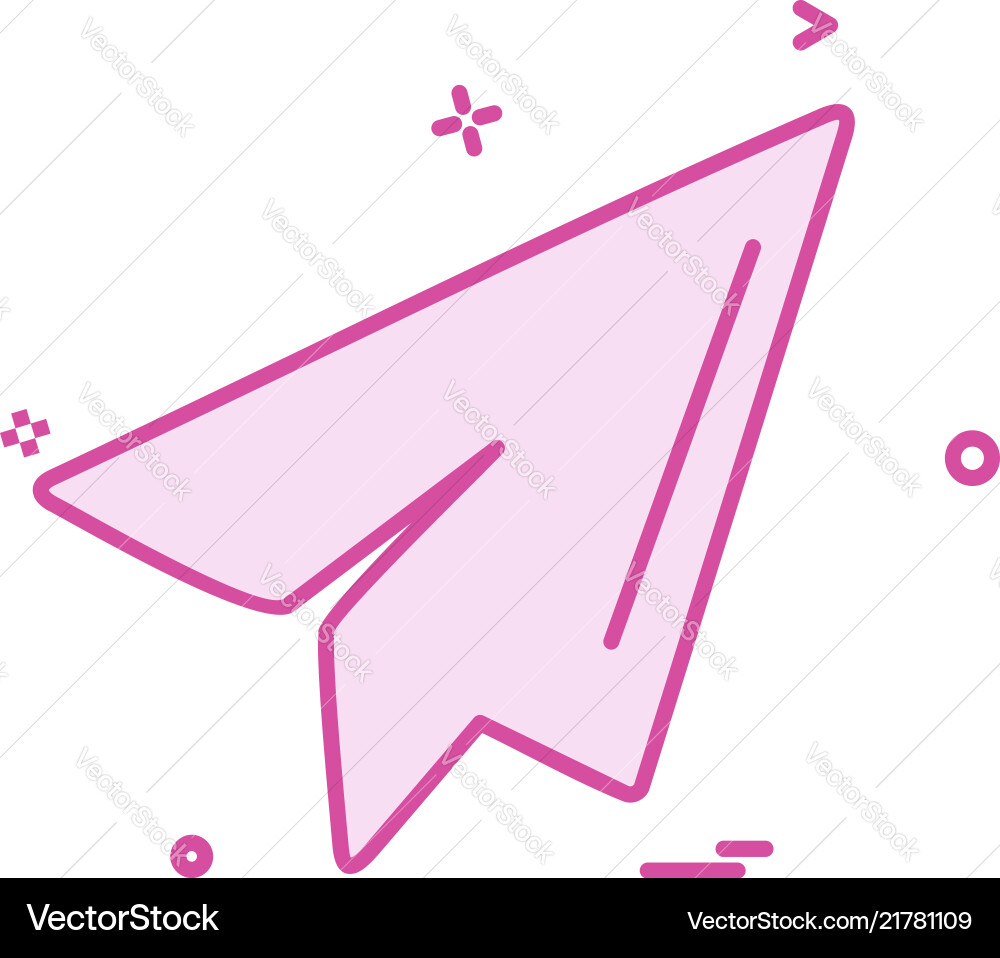 Send button icon design Send button icon design vector image