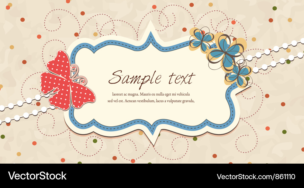 Abstract frame Vector Image