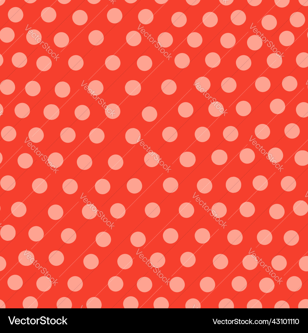 Abstract polka dot seamless pattern in red color Abstract polka dot seamless pattern in red color vector image