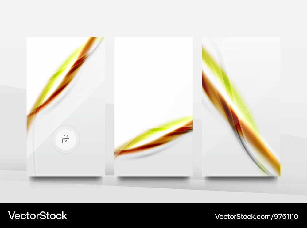 Mobile application interface background design vector image
