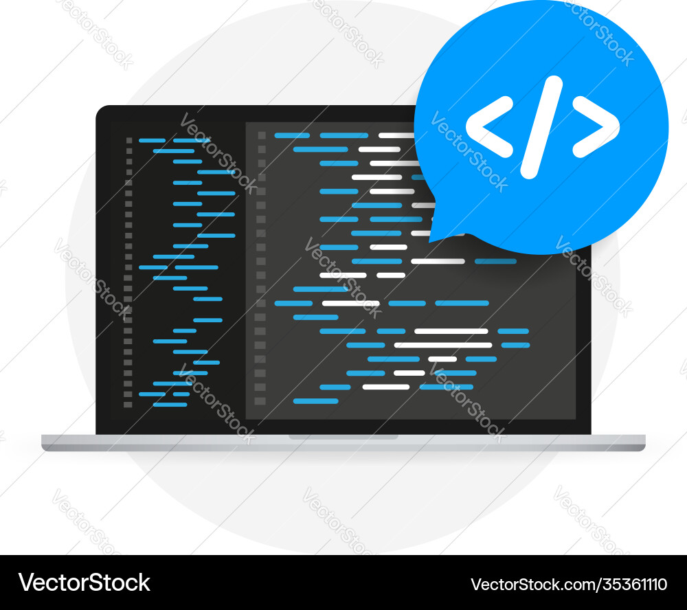 Programmierung der Softwareentwicklung Programmierung der Softwareentwicklung vektorbild
