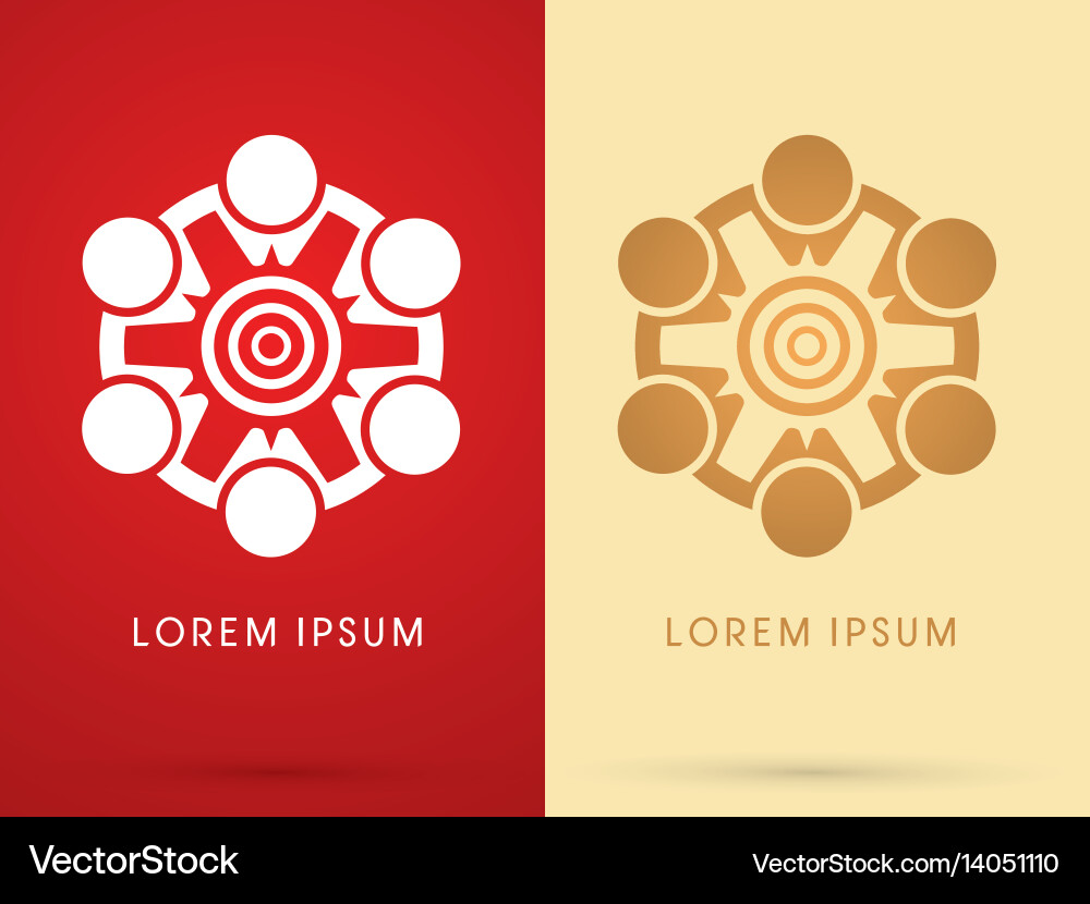 Team Unity & Collaboration Vector Image