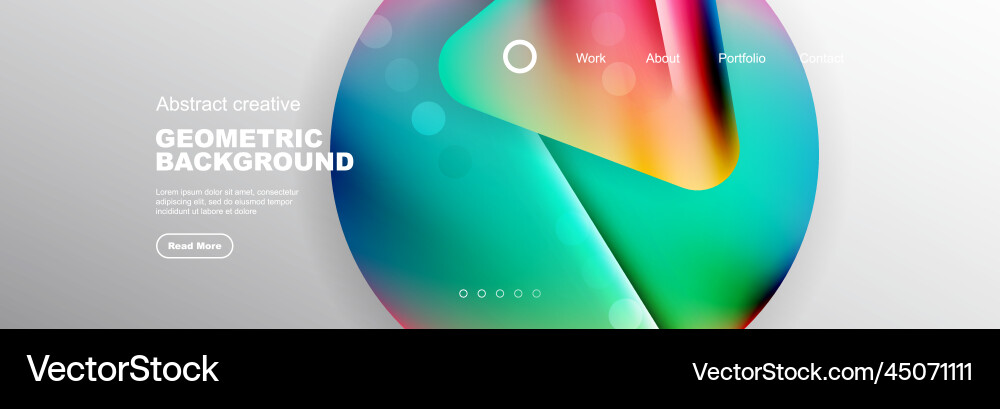 Abstract background for your landing page design Abstract background for your landing page design vector image